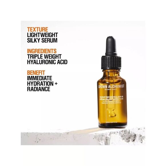 Grown Alchemist Instant Smoothing Serum (25ml / 0.84oz) NIB - Picture 3 of 8